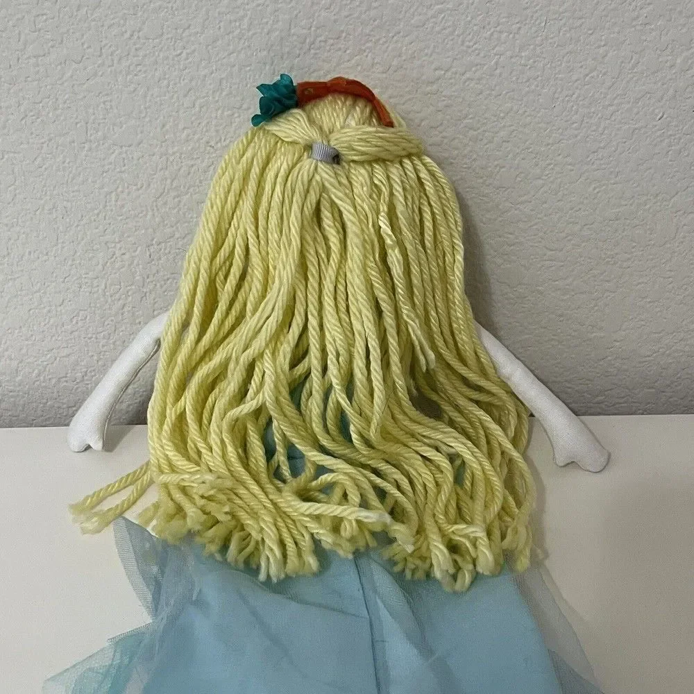 Pottery Barn Kids Designer Doll Mermaid on Land Sea Princess Blue Dress 18